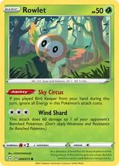 Rowlet [Reverse Holo] #6