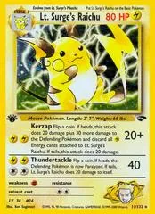Lt. Surge's Raichu [1st Edition] #11