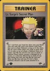 Lt. Surge's Secret Plan [1st Edition] #107