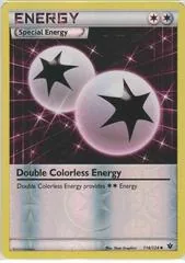 Double Colorless Energy [Reverse Holo] #114