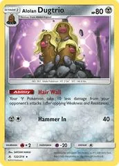 Alolan Dugtrio [Reverse Holo] #122