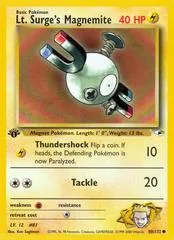 Lt. Surge's Magnemite [1st Edition] #80