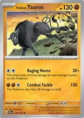 Paldean Tauros [Reverse Holo] #108