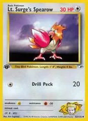 Lt. Surge's Spearow [1st Edition] #52