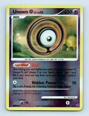 Unown O [Reverse Holo] #70