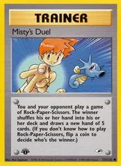 Misty's Duel [1st Edition] #123