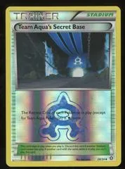 Team Aqua's Secret Base [Reverse Holo] #28