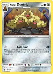 Alolan Dugtrio [Reverse Holo] #79