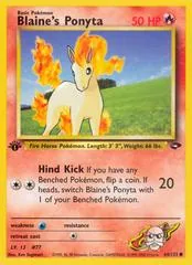 Blaine's Ponyta [1st Edition] #64