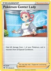 Pokemon Center Lady [Reverse Holo] #176