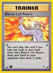 Blaine's Last Resort [1st Edition] #105