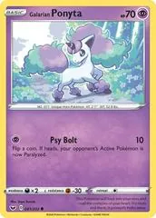 Galarian Ponyta [Reverse Holo] #81