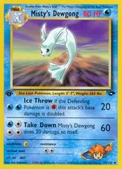 Misty's Dewgong [1st Edition] #54