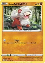 Hisuian Growlithe [Reverse Holo] #83