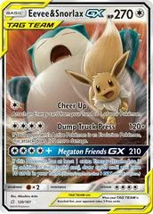 Eevee & Snorlax GX #120