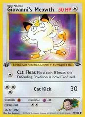 Giovanni's Meowth [1st Edition] #74