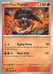 Paldean Tauros [Reverse Holo] #28