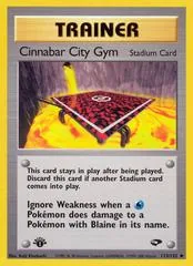 Cinnabar City Gym [1st Edition] #113
