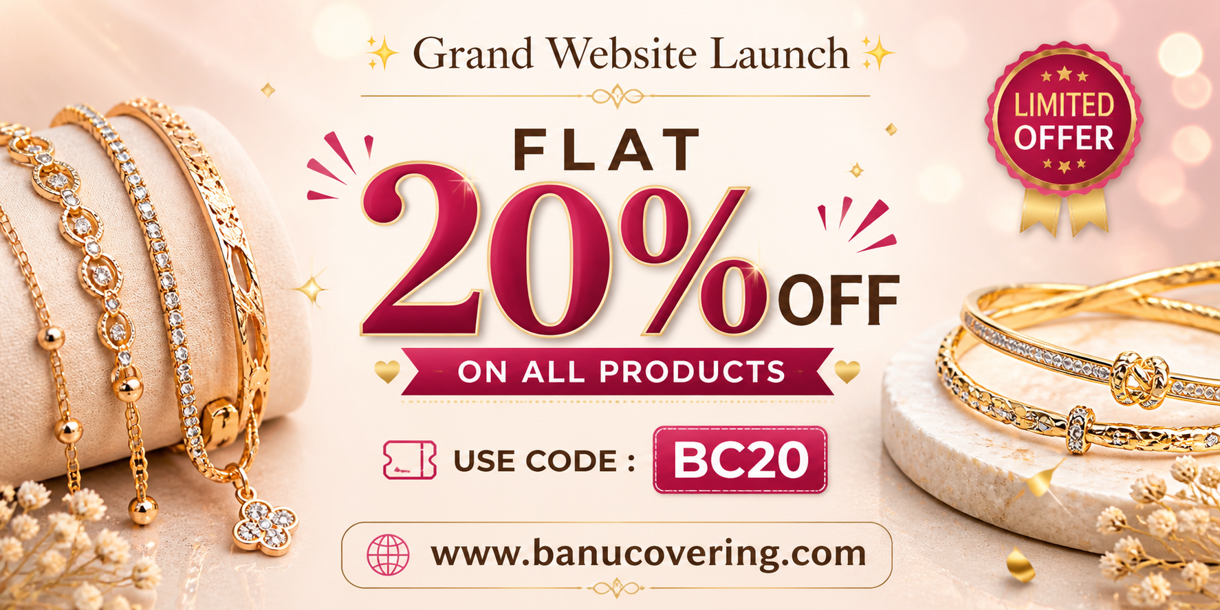 Flat 20% Off