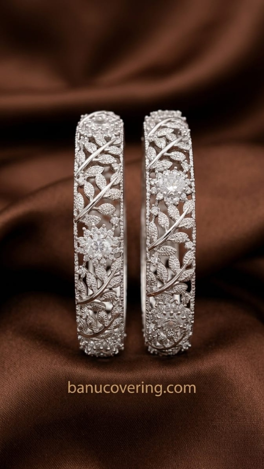White Vine AD Bangle