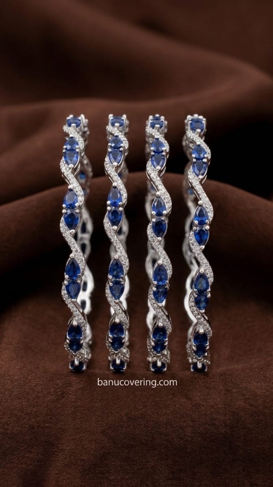 Royal Blue Twist AD Bangle