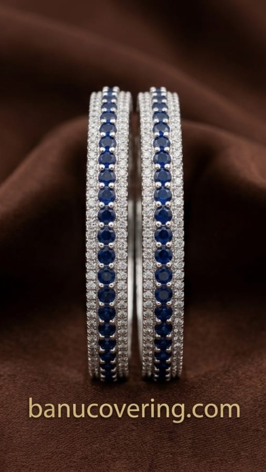 Royal Blue Sapphire AD Bangle