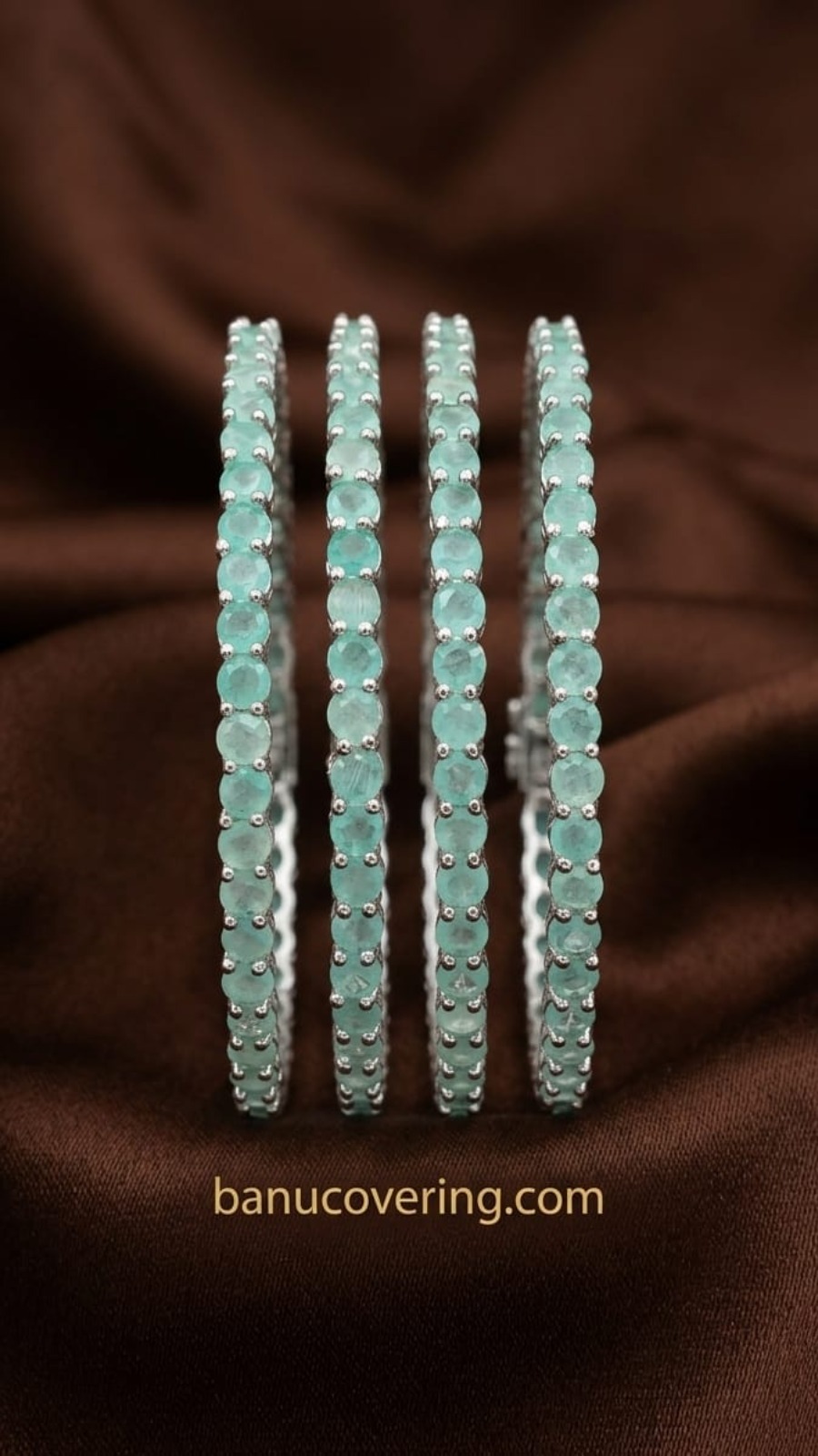 Mint Green Stone AD Bangle