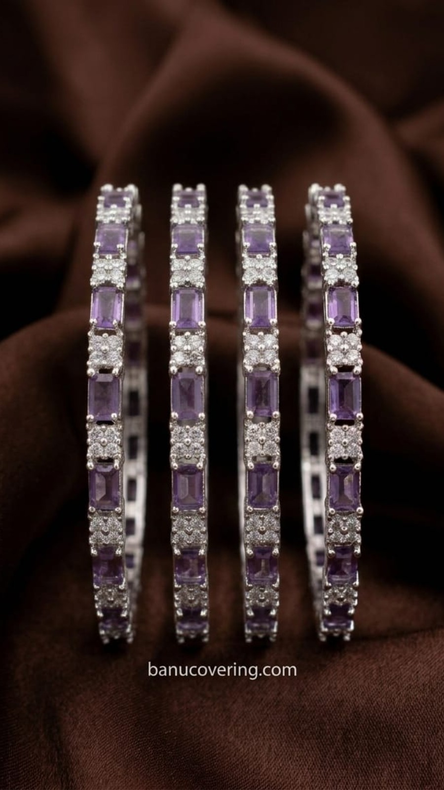 Royal Amethyst AD Bangles 1