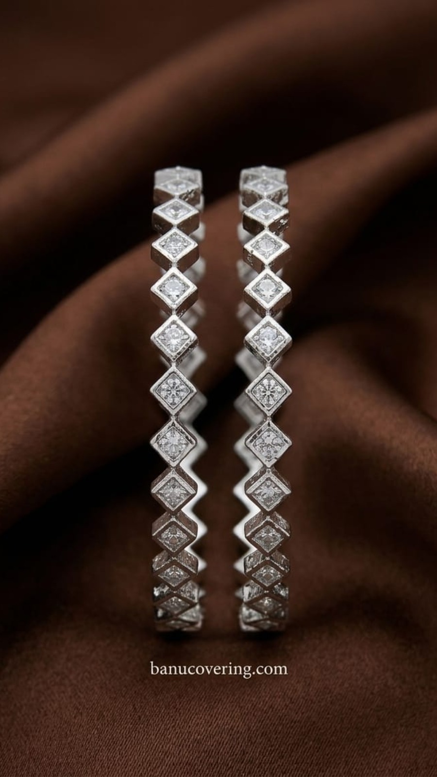 Royal Diamond Square Bangle 1