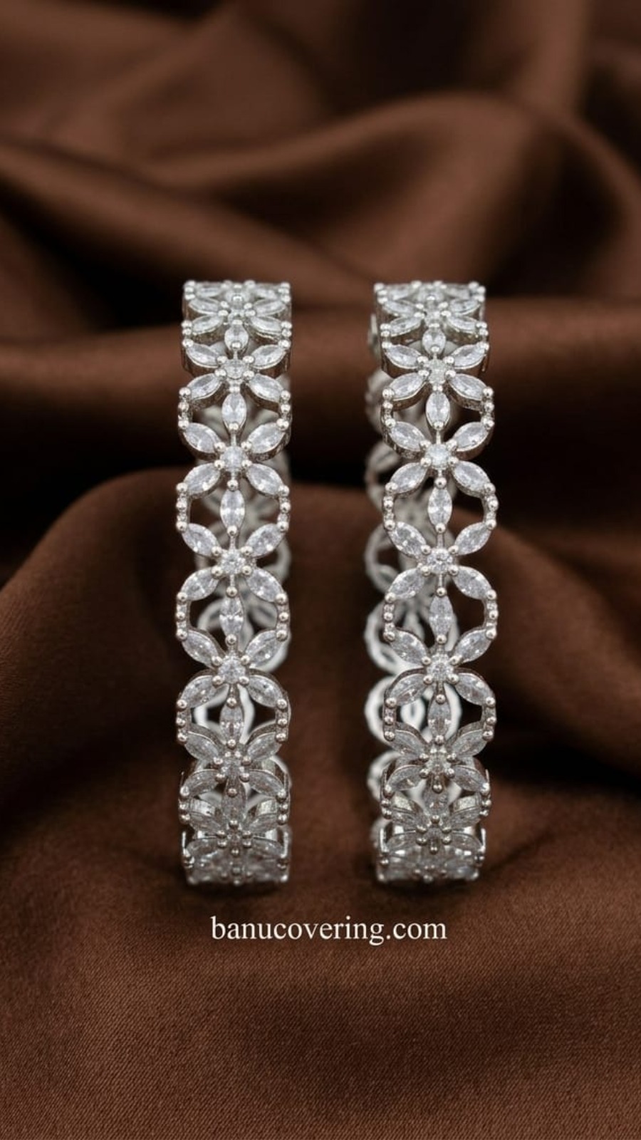 Flower Sparkle AD Bangle