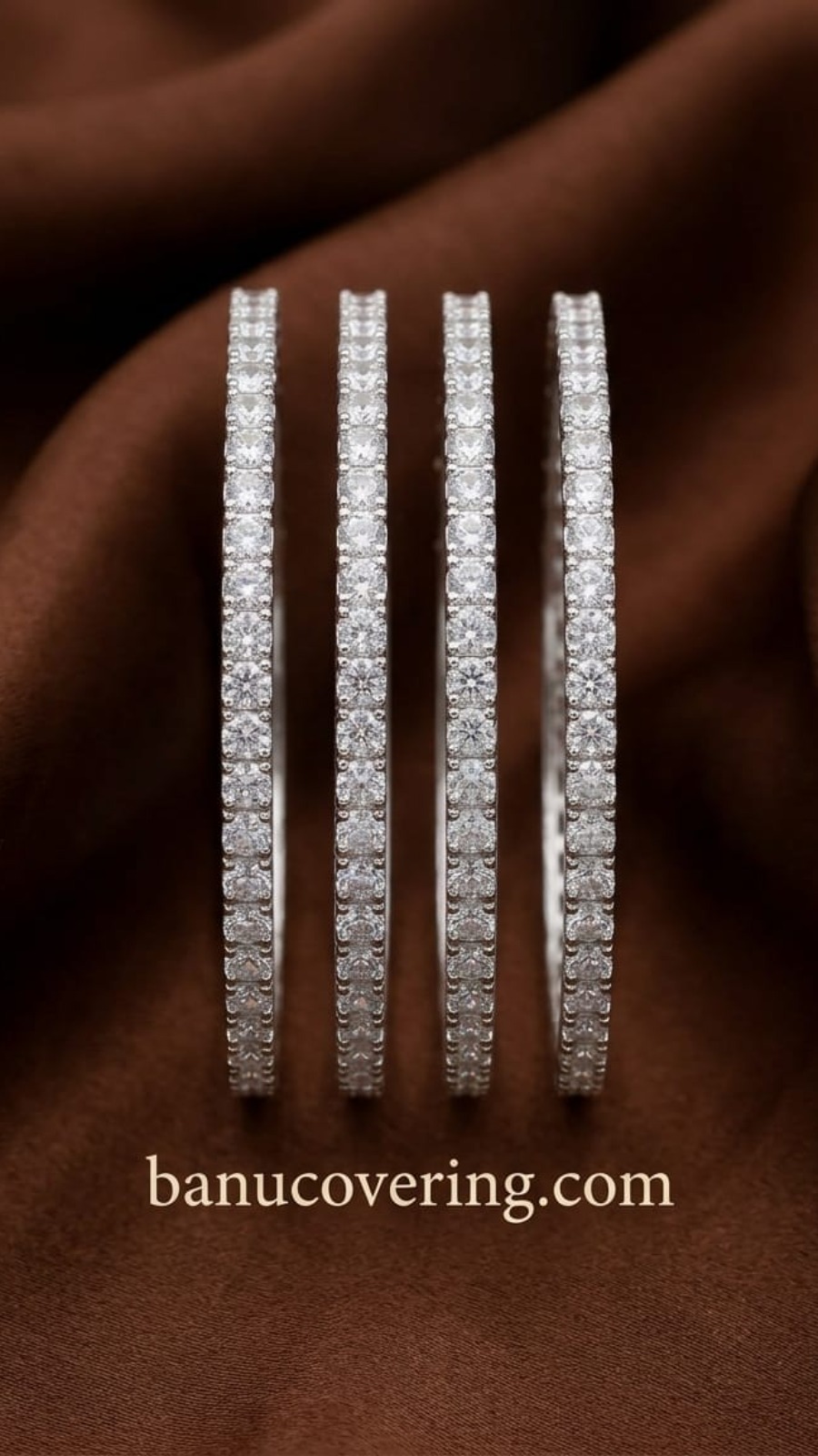 Sparkling Floral Bangle