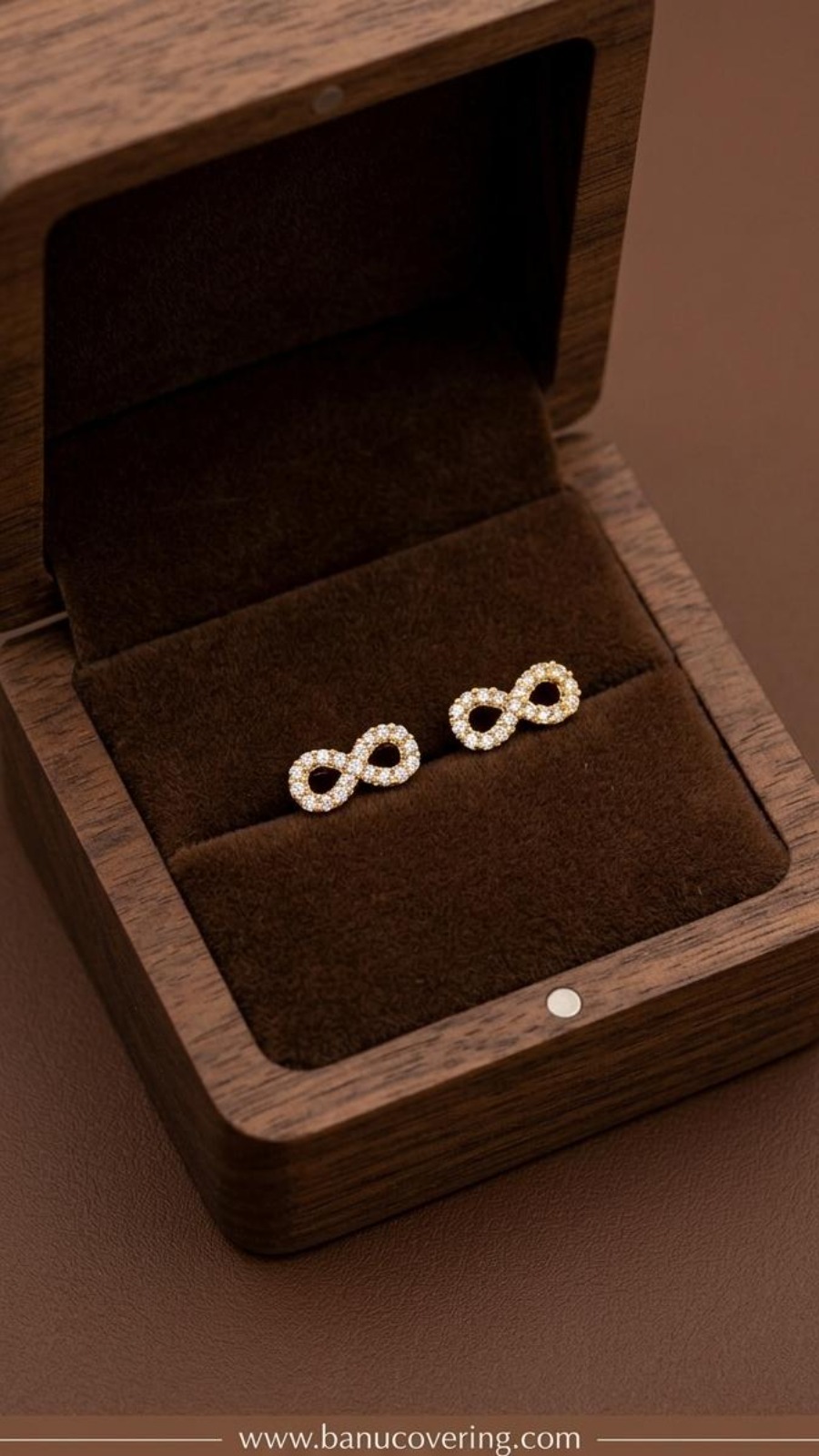 Infinity Loop Stud Earrings