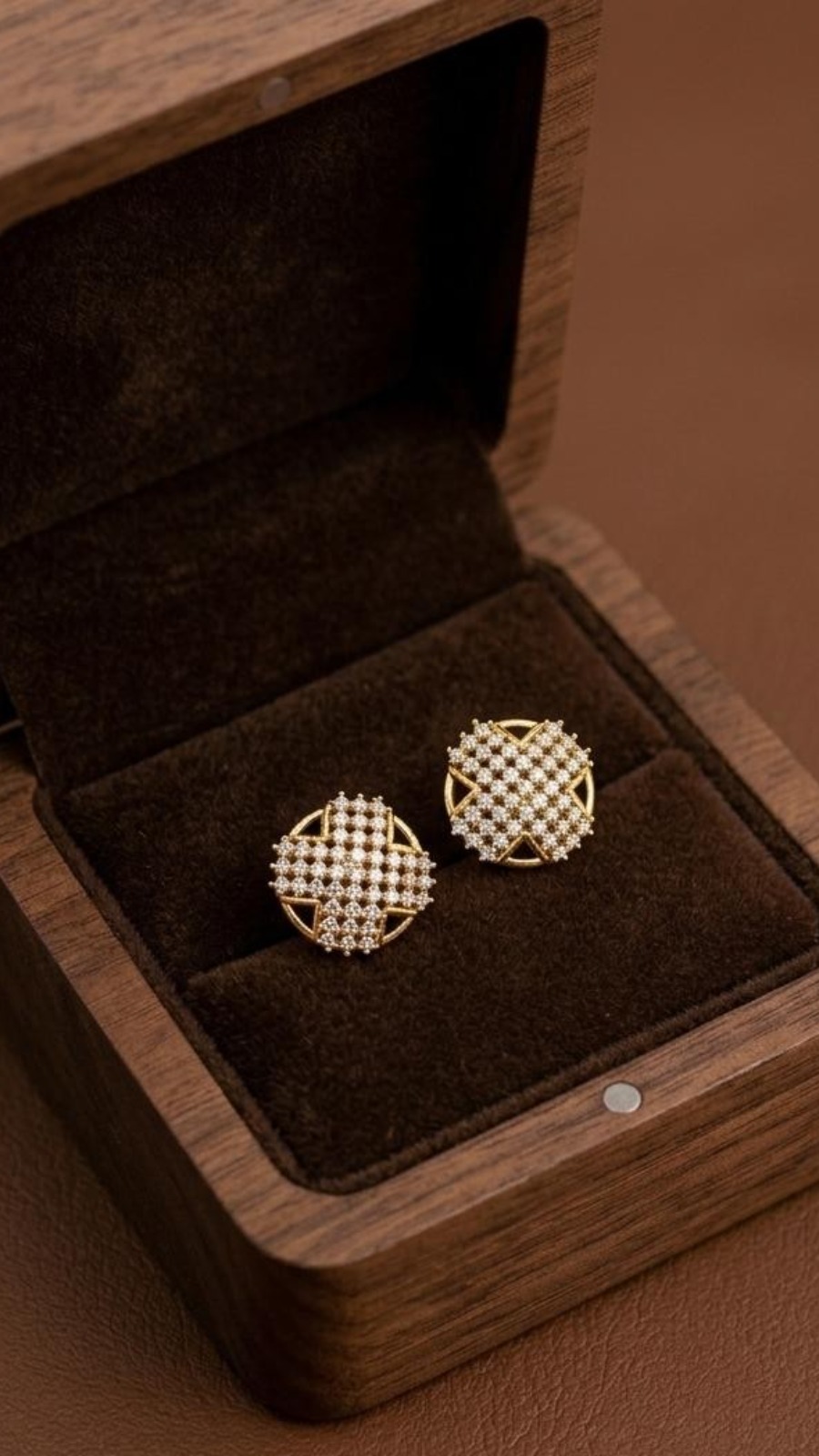 Diamond Cross Stud