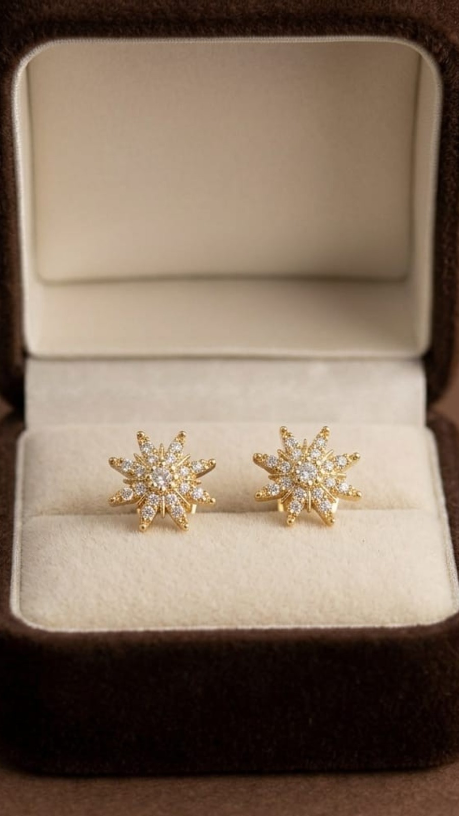 Radiant Starburst AD Stud Earrings
