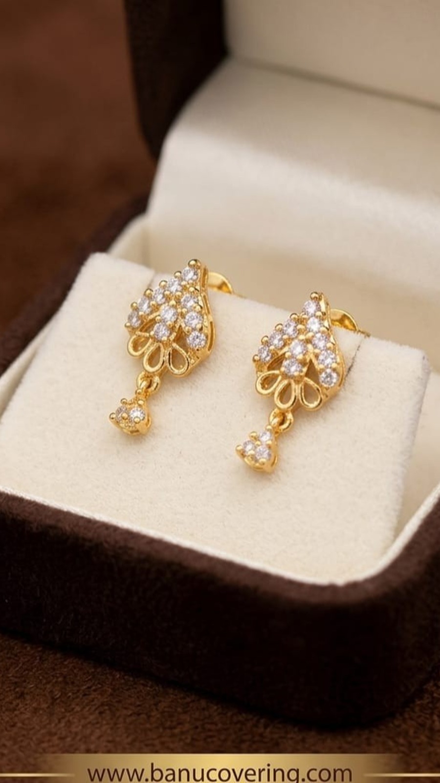 Royal Paisley Drop Earrings