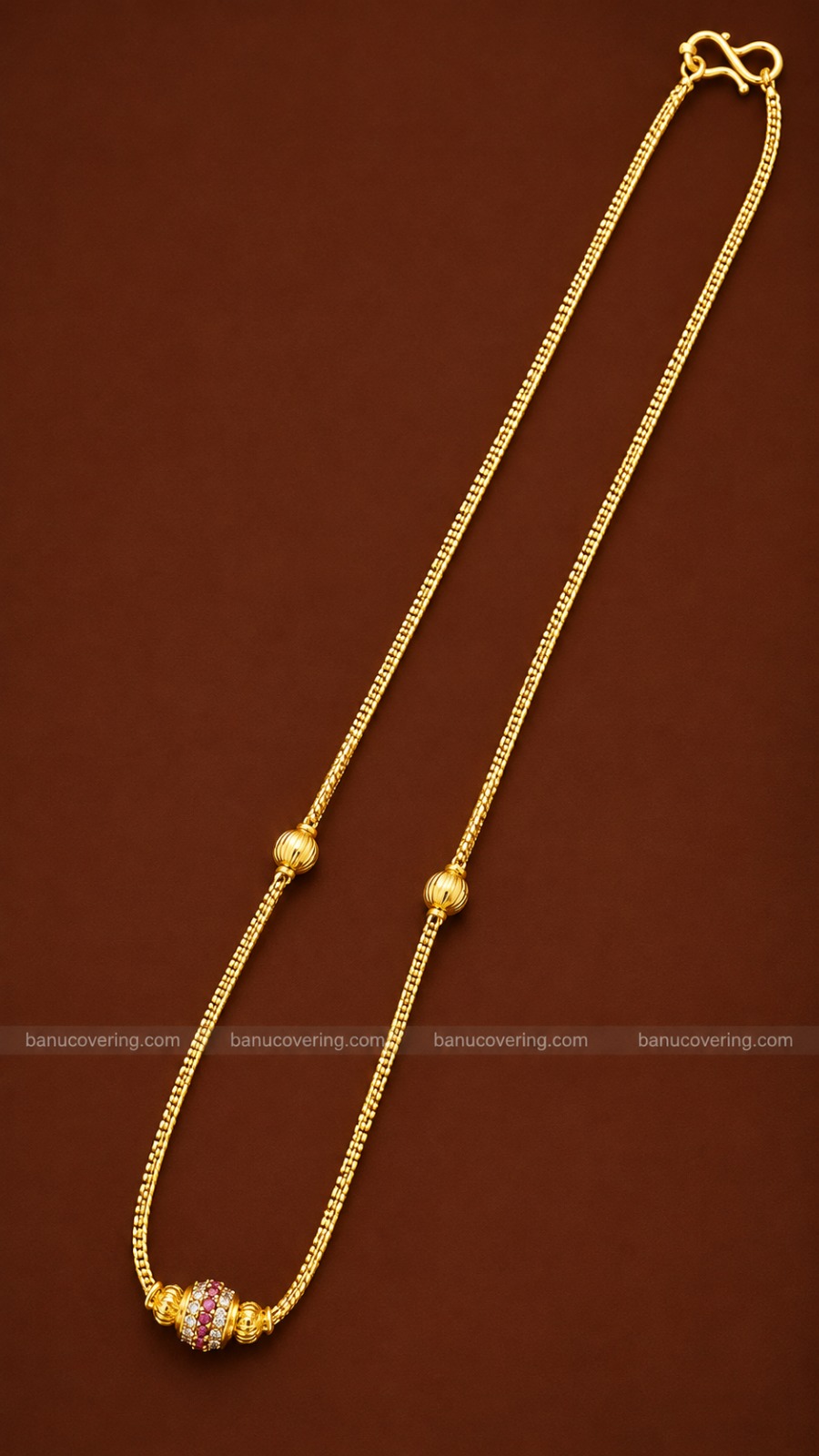 Elegant red Ball short Chain 1