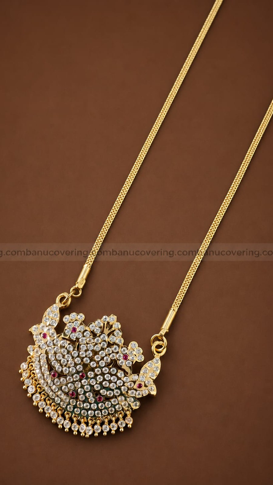 Peacock Vintage Long Chain 2