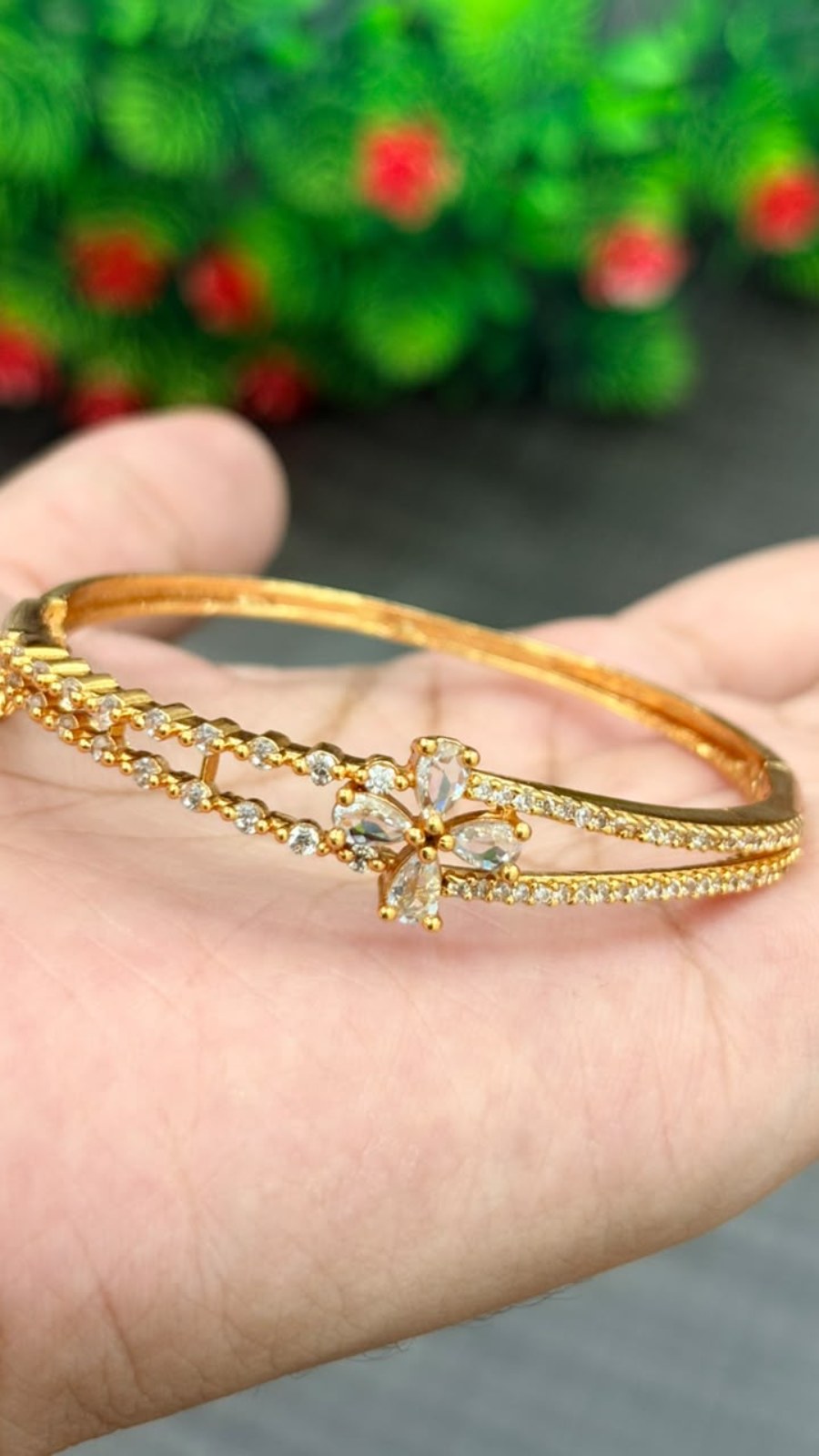 Crystal Flower Bracelet 2