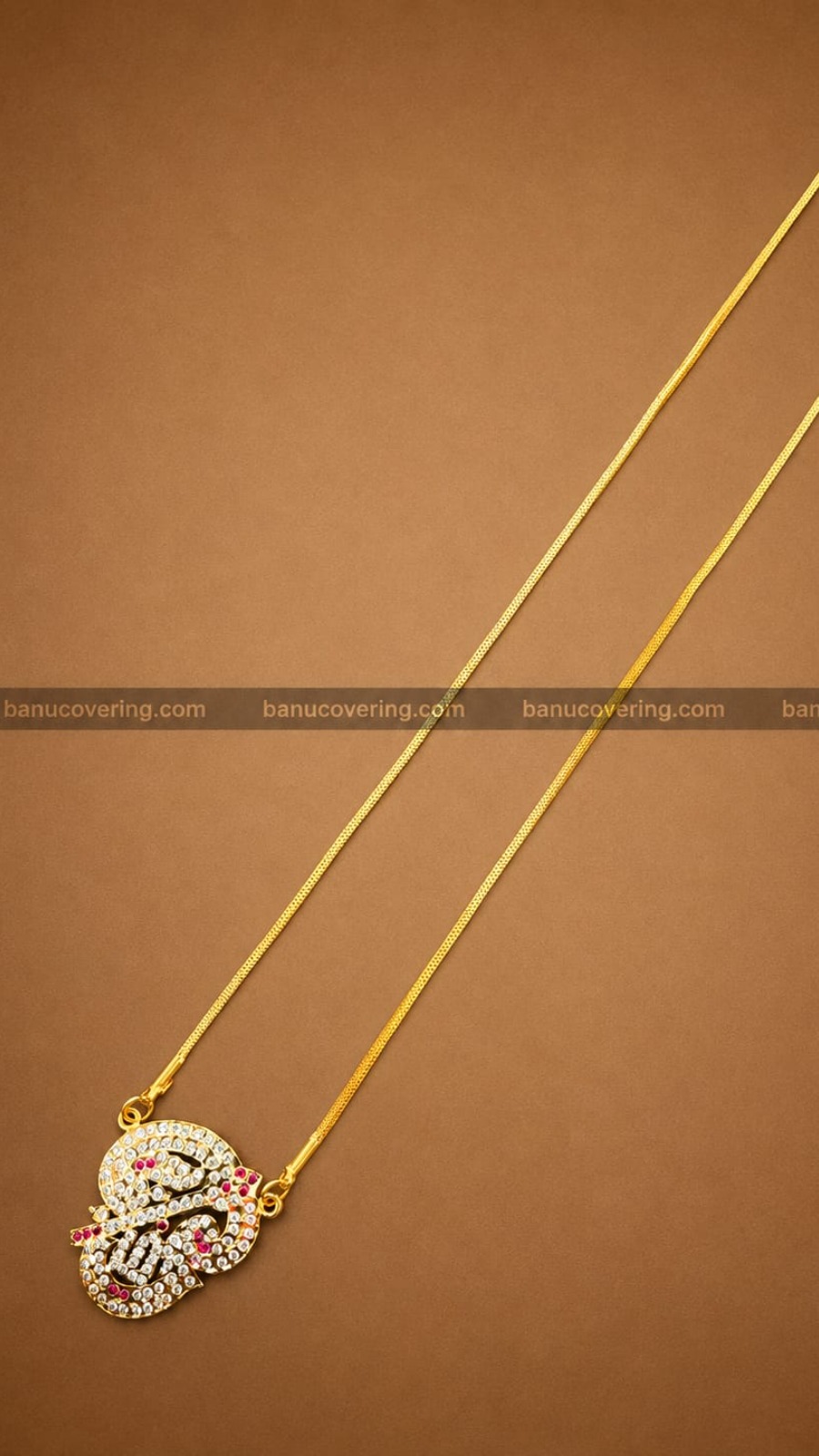 Vintage Om Dollar Long chain
