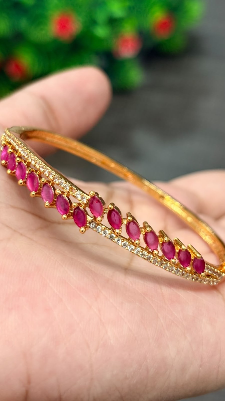 Pink Floral Bracelet 2