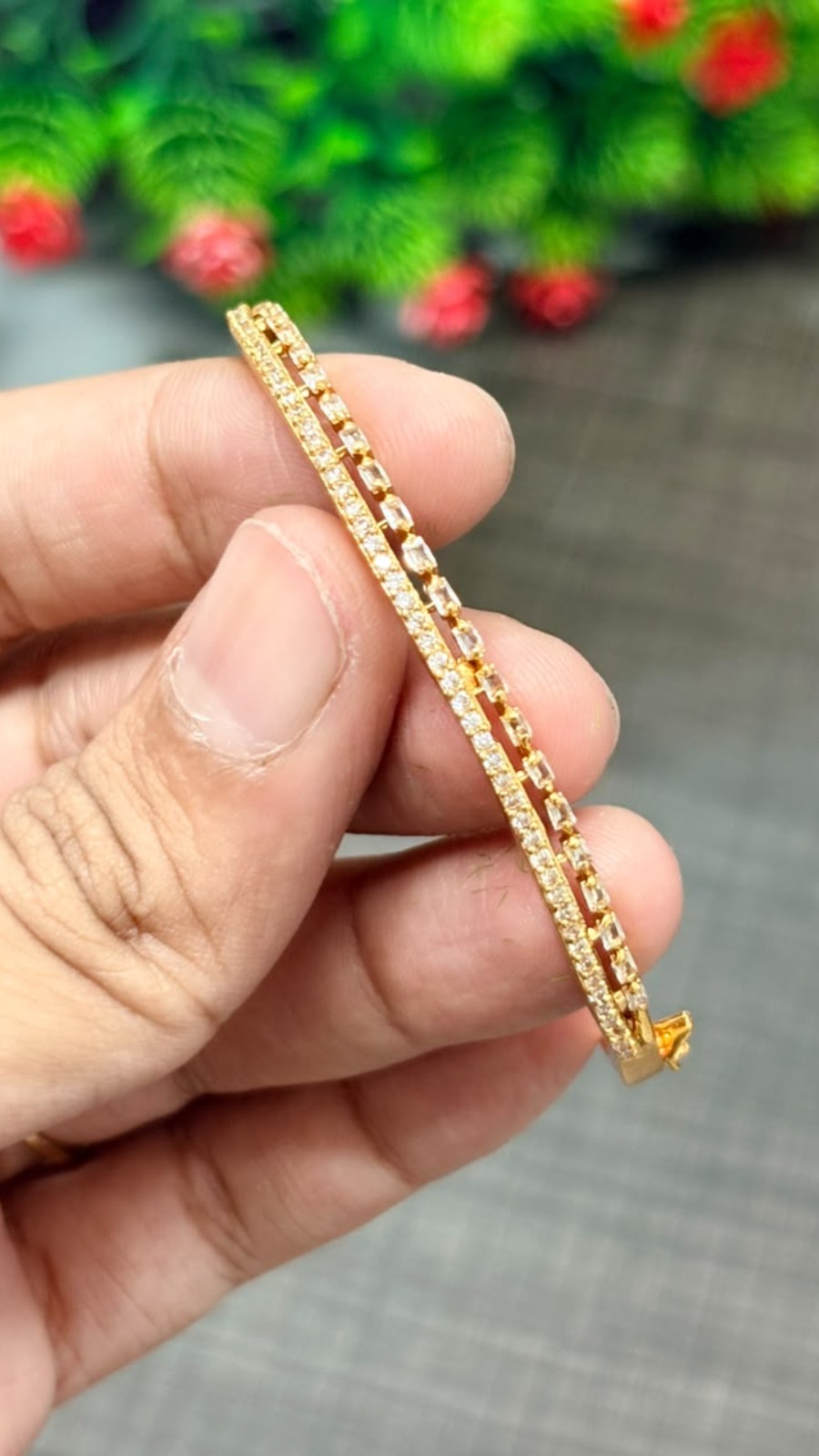Doubleline Crystal Bracelet
