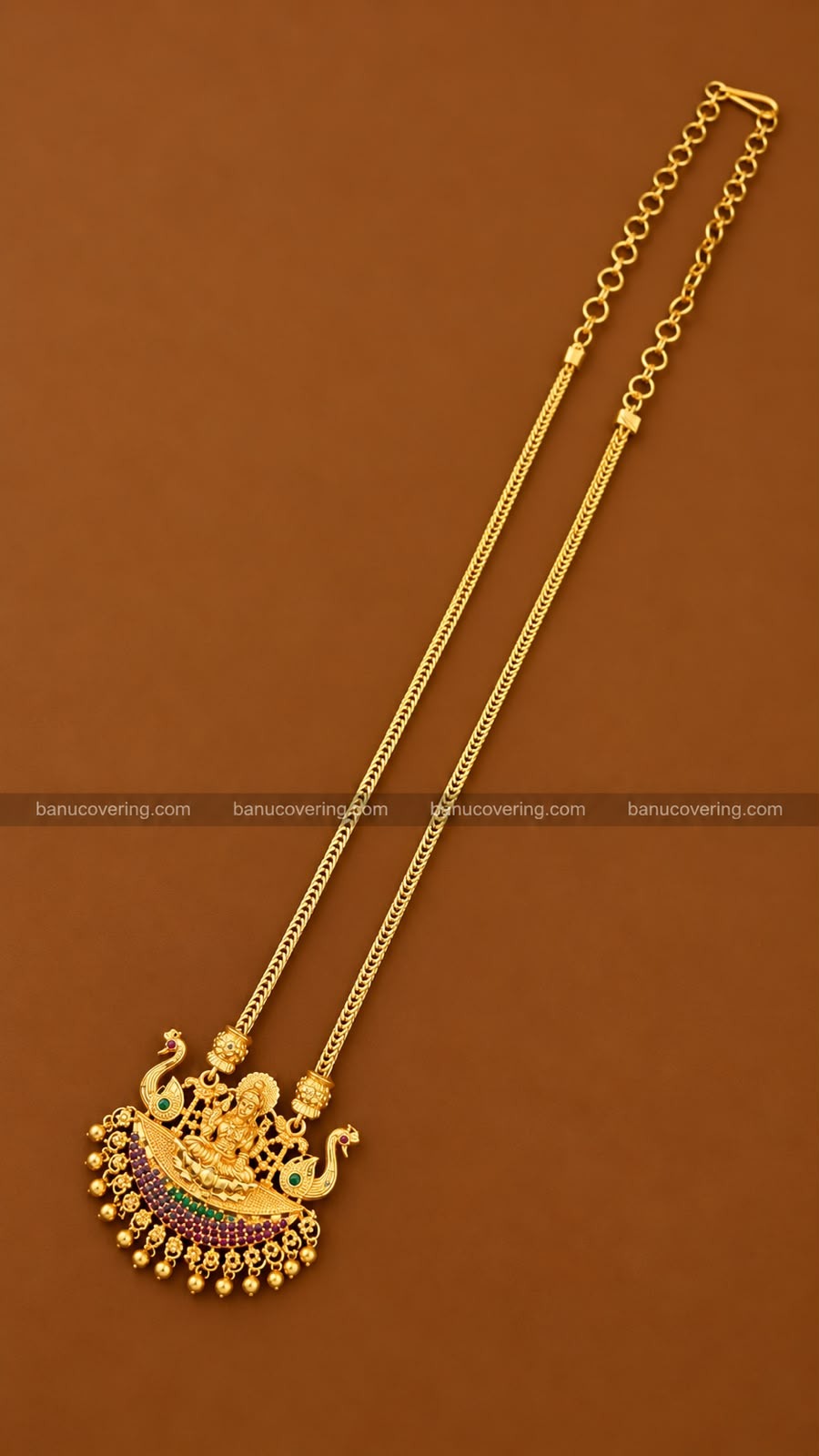 Lakshmi Peacock Temple Necklace 1
