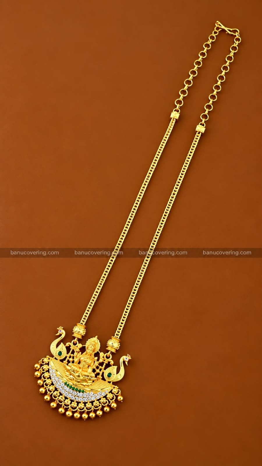 Lakshmi Peacock Temple Necklace 4