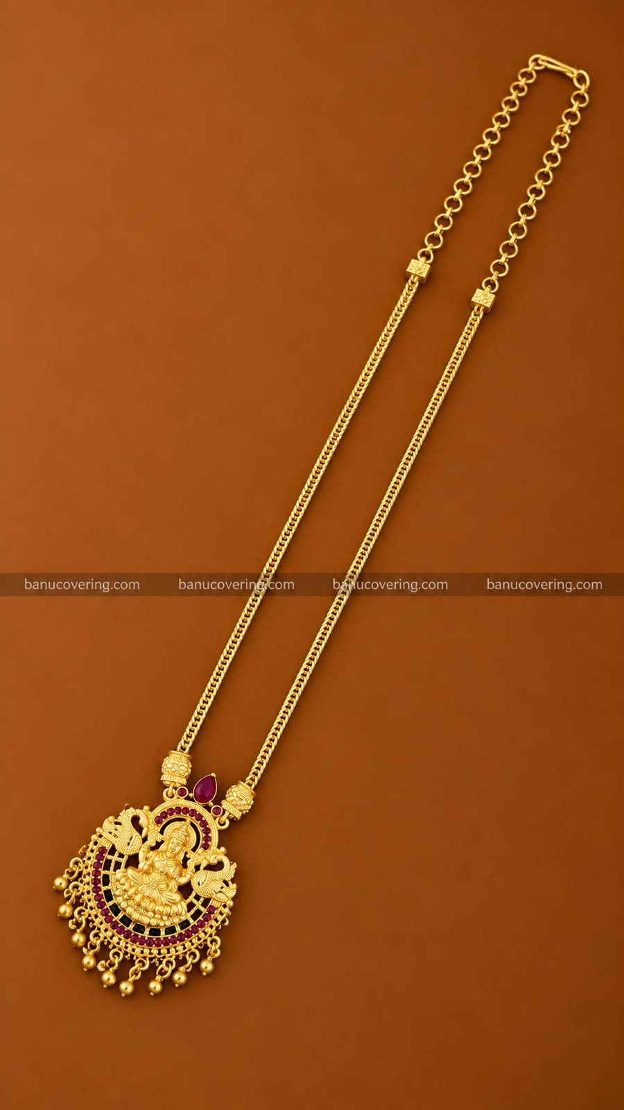 Lakshmi Peacock Temple Necklace 5 1
