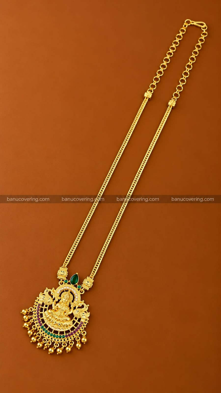 Lakshmi Peacock Temple Necklace 6