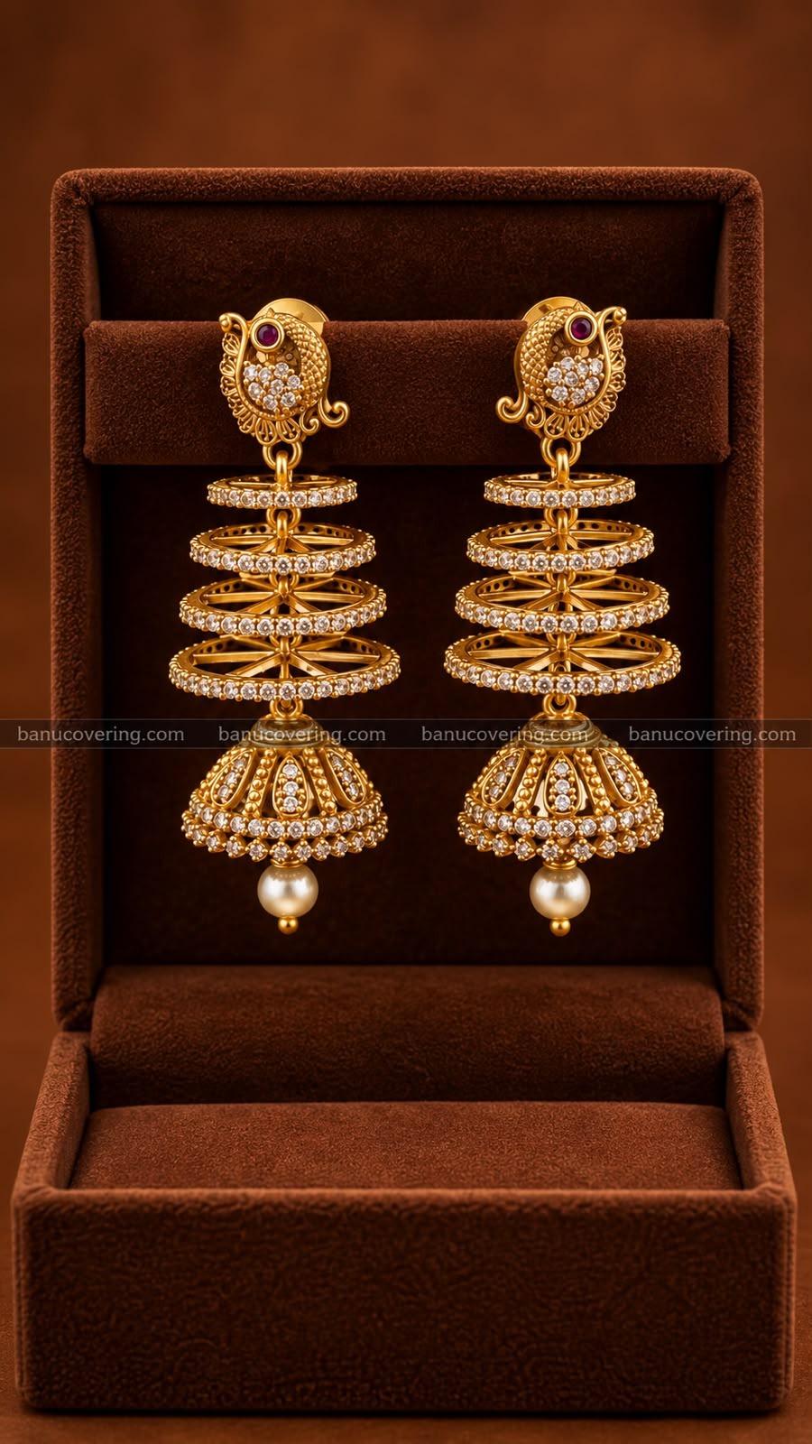 Heritage Layered Jhumkas 1