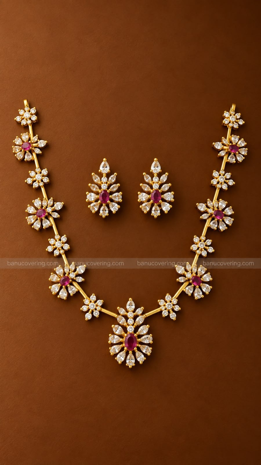 Ruby Bloom Necklace 1