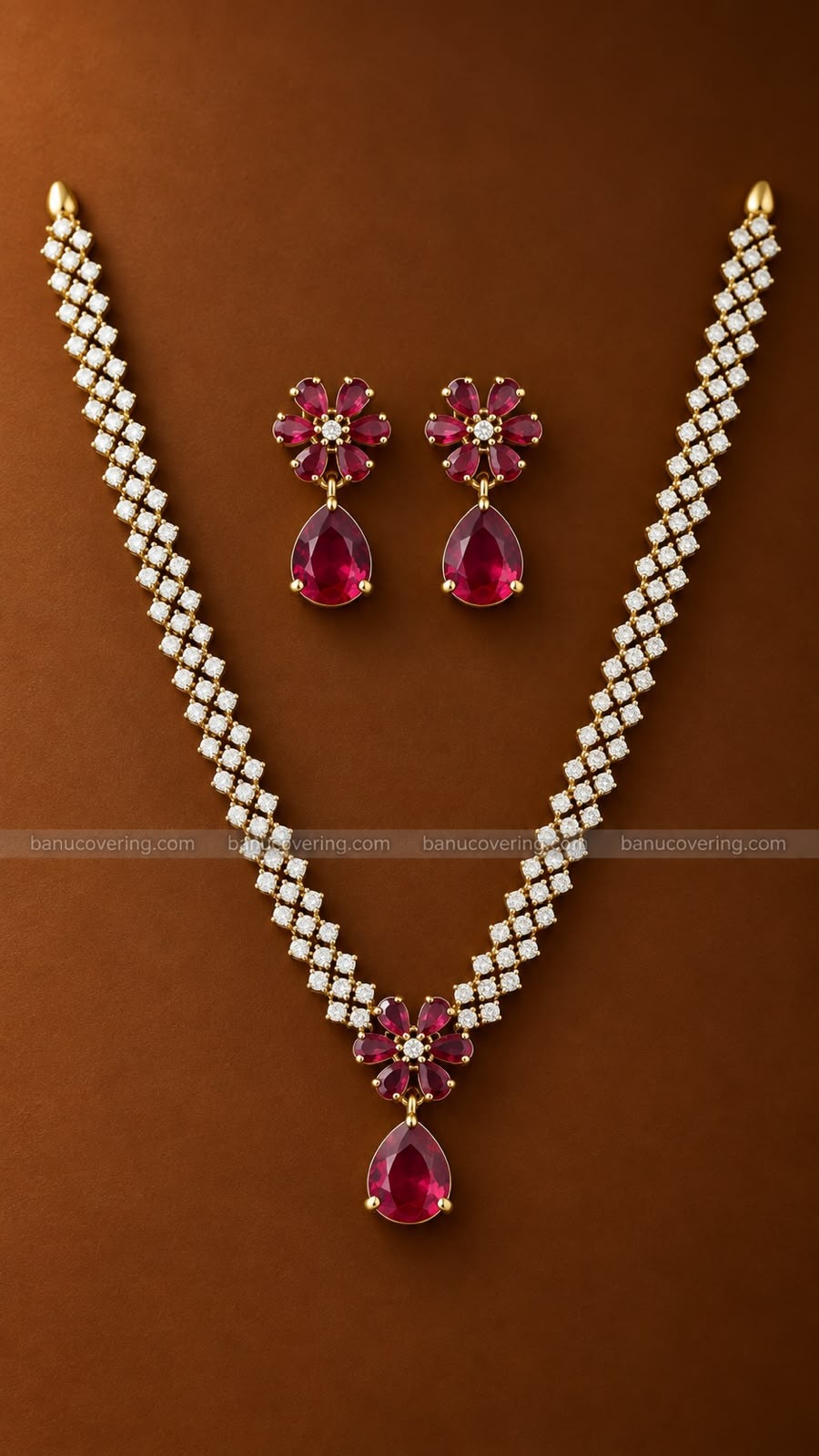 Ruby Diamond Necklace 1