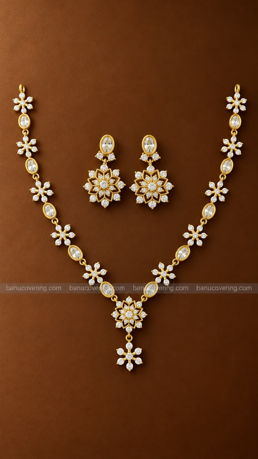 Scarlet Floral Necklace