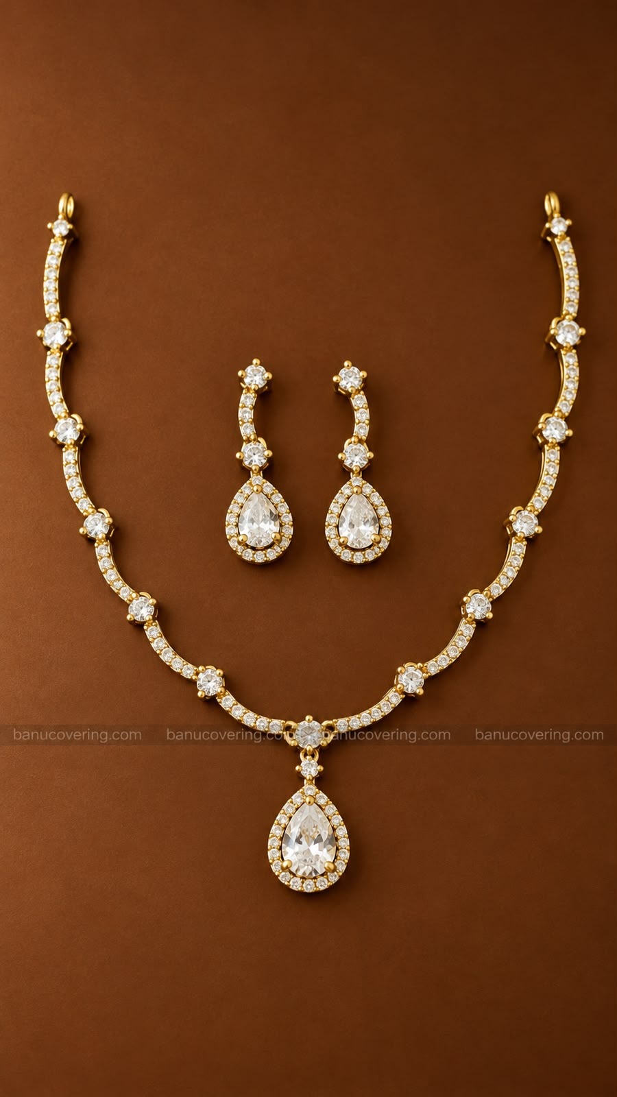 Crystal Drop Necklace 1
